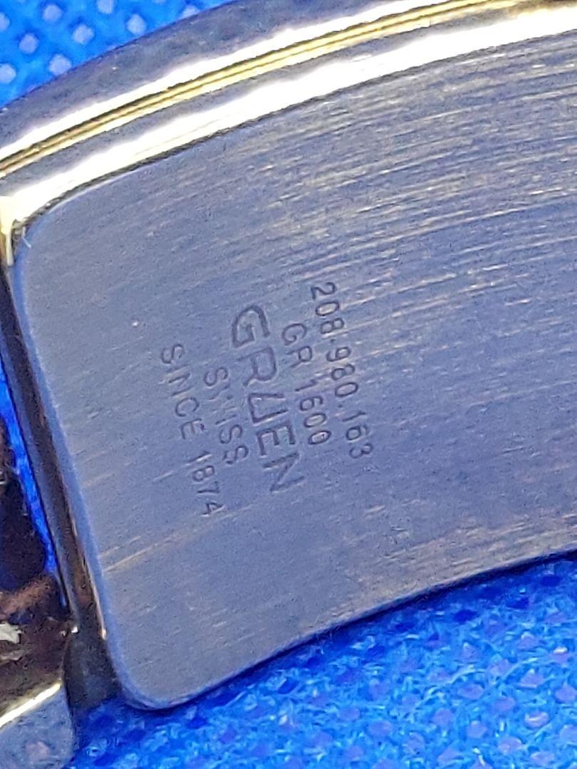 美品 ユニセックス 電池交換済み 8X20t-m54648460950 GRUEN CURVEX 安い得価