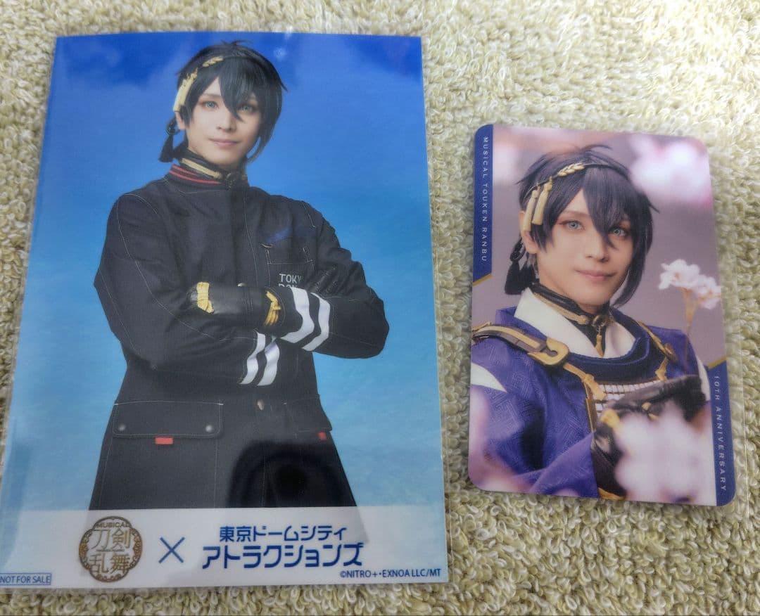 刀剣乱舞ミュージカル 乱舞博覧会 入場特典 感謝札 コラボブロマイド 三日月