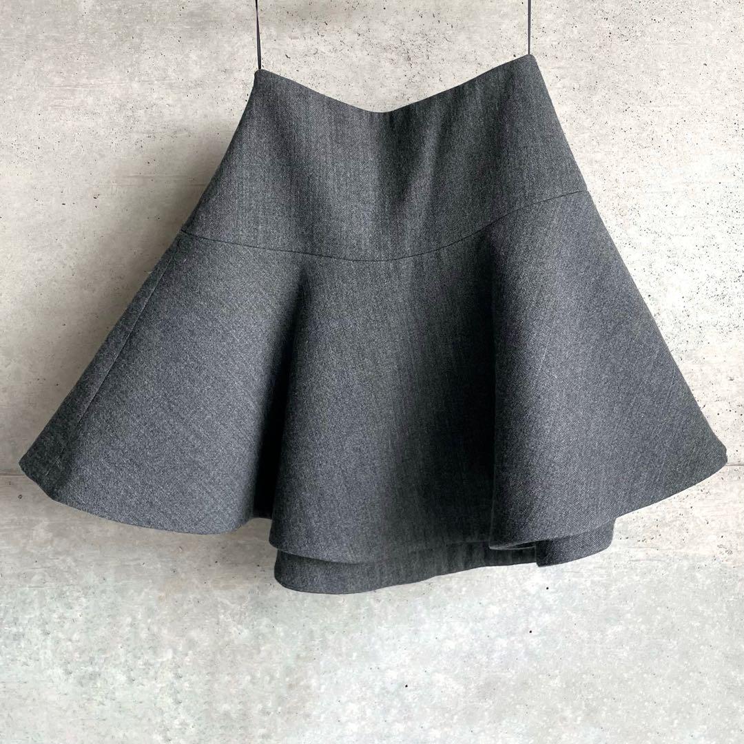 美品 JIL SANDER 22FW ウールスカート 38 画像4