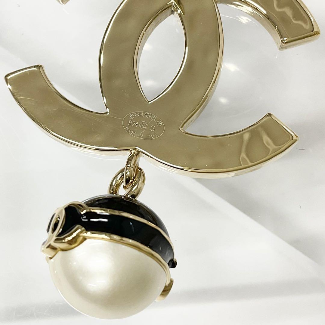 【美品】CHANEL ココマーク パール ピン ブローチ ゴールド 00S シャネル ピンブローチ ココマーク パール ゴールド - メルカリ