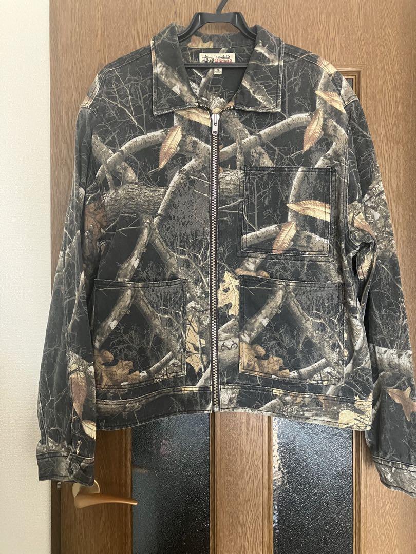 STUSSY ZIP WORK JACKET REALTREE EDGE☆