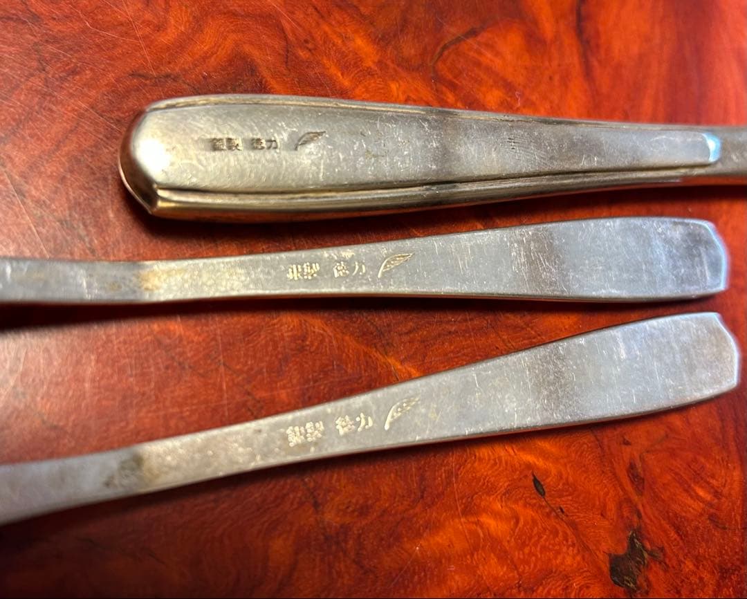 銀製 德力 スプーン ナイフ フォークセット目立った傷や汚れなし