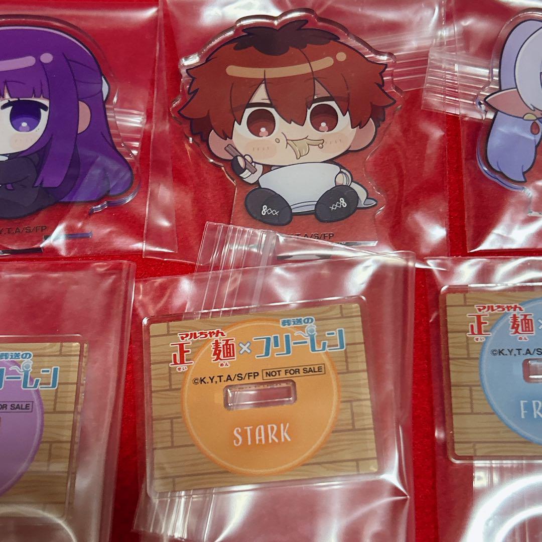 【開店記念セール！】 当選 アクリル コラボ 葬送のフリーレン×マルちゃん正麺 非売品 アクリルスタンド