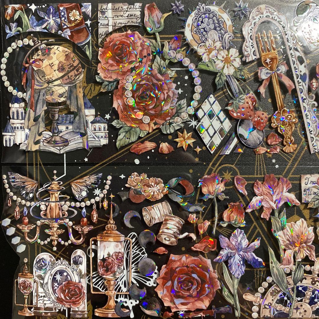 海外正規品 貝殻光マスキングテープ 【3129】海外 マステ 中古巻売り