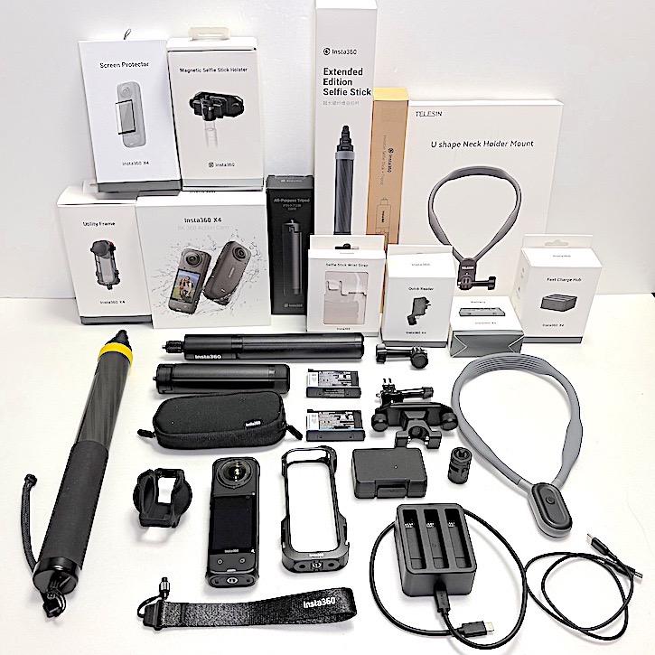 使用1回新品同様 Insta360 X4 完璧純正アクセサリー多数 超お買得!!