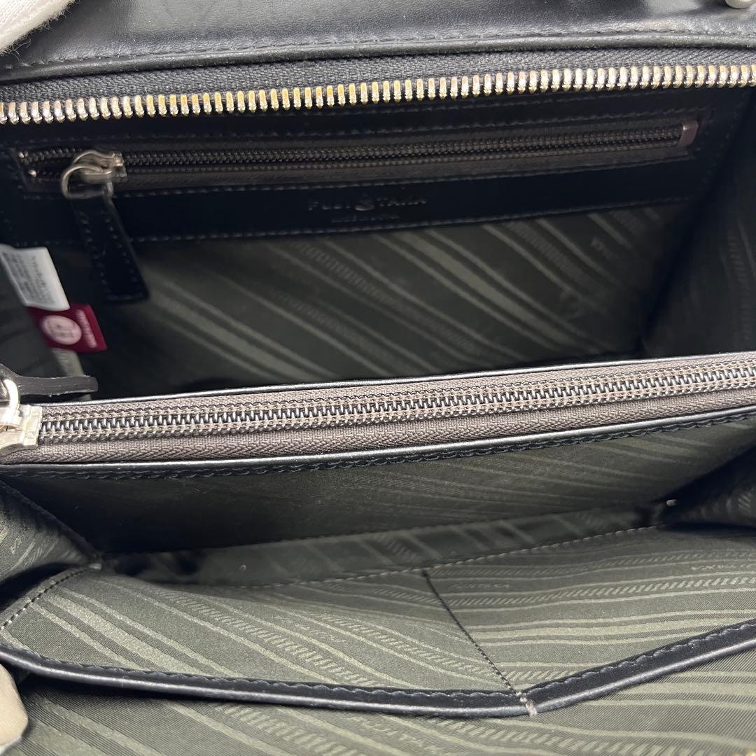 美品✨希少　FUJITAKA ショルダーバッグ WEB別注 チャーム レザー 黒