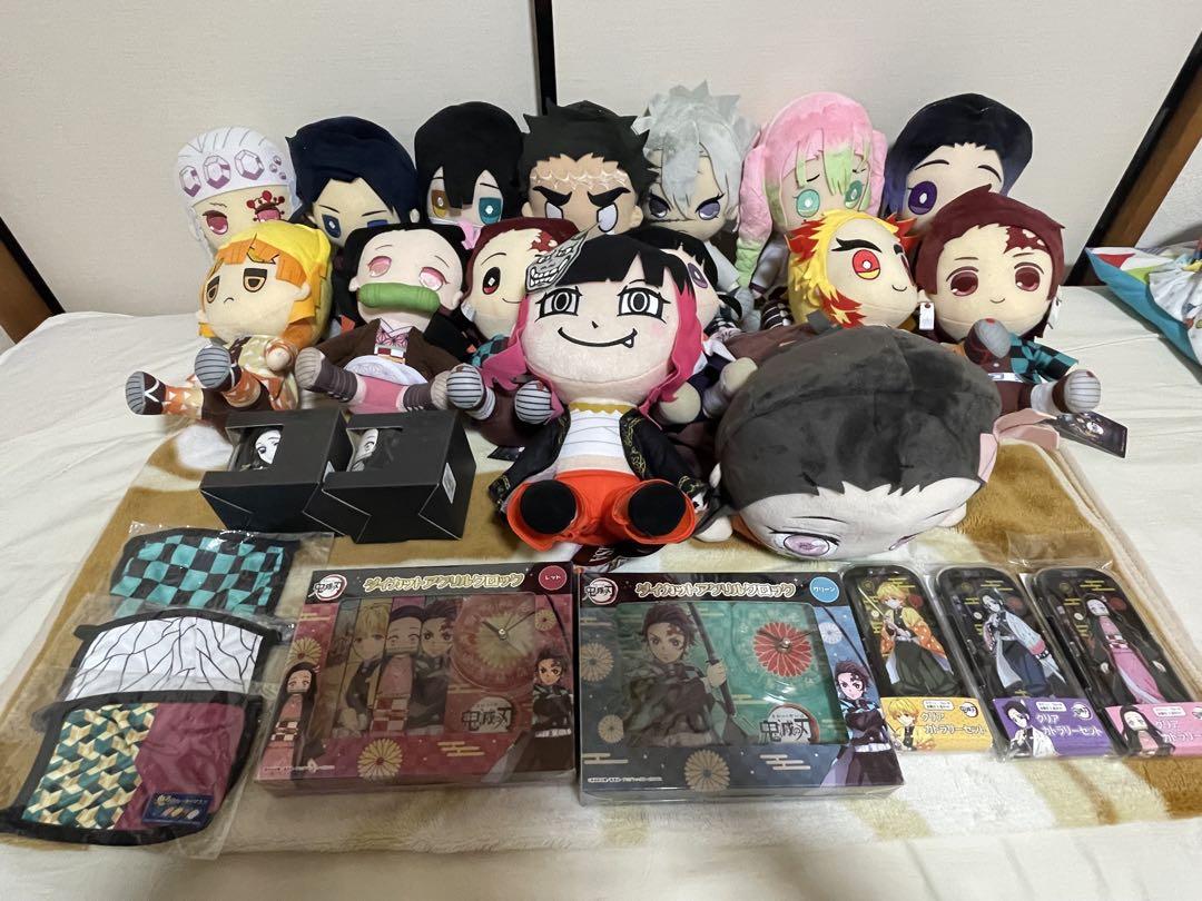 鬼滅の刃 ぬいぐるみセット &マグカップ&時計&マスク&カトラリーまとめ売り