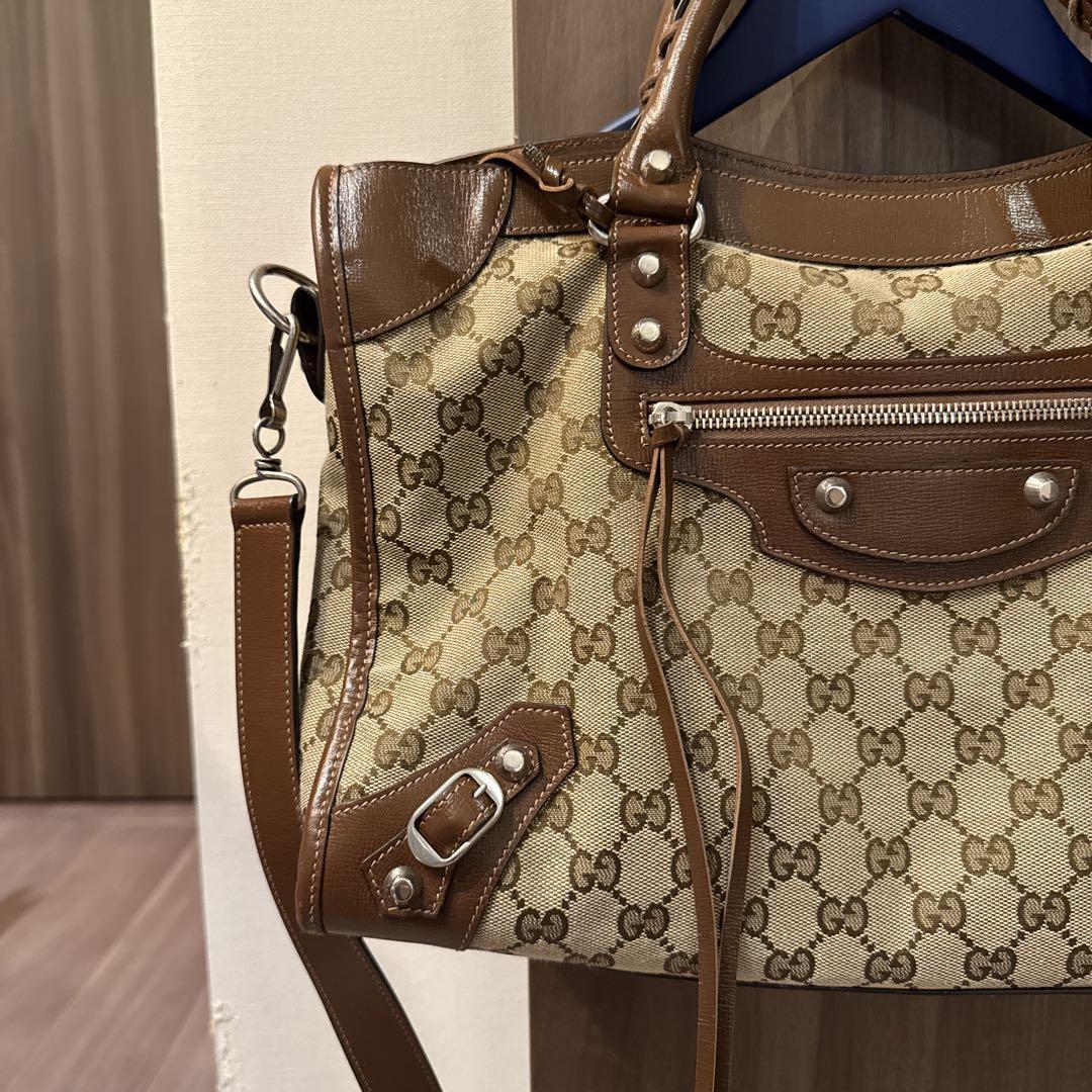 みょんみょんGucci バレンシアガ GGパターン シティー
