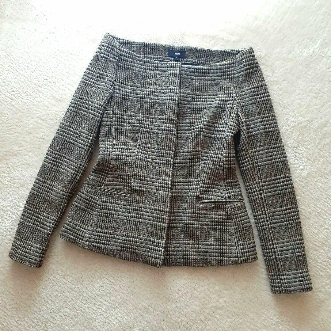 theory　セオリー　オフショルダー　ジャケット　トップス