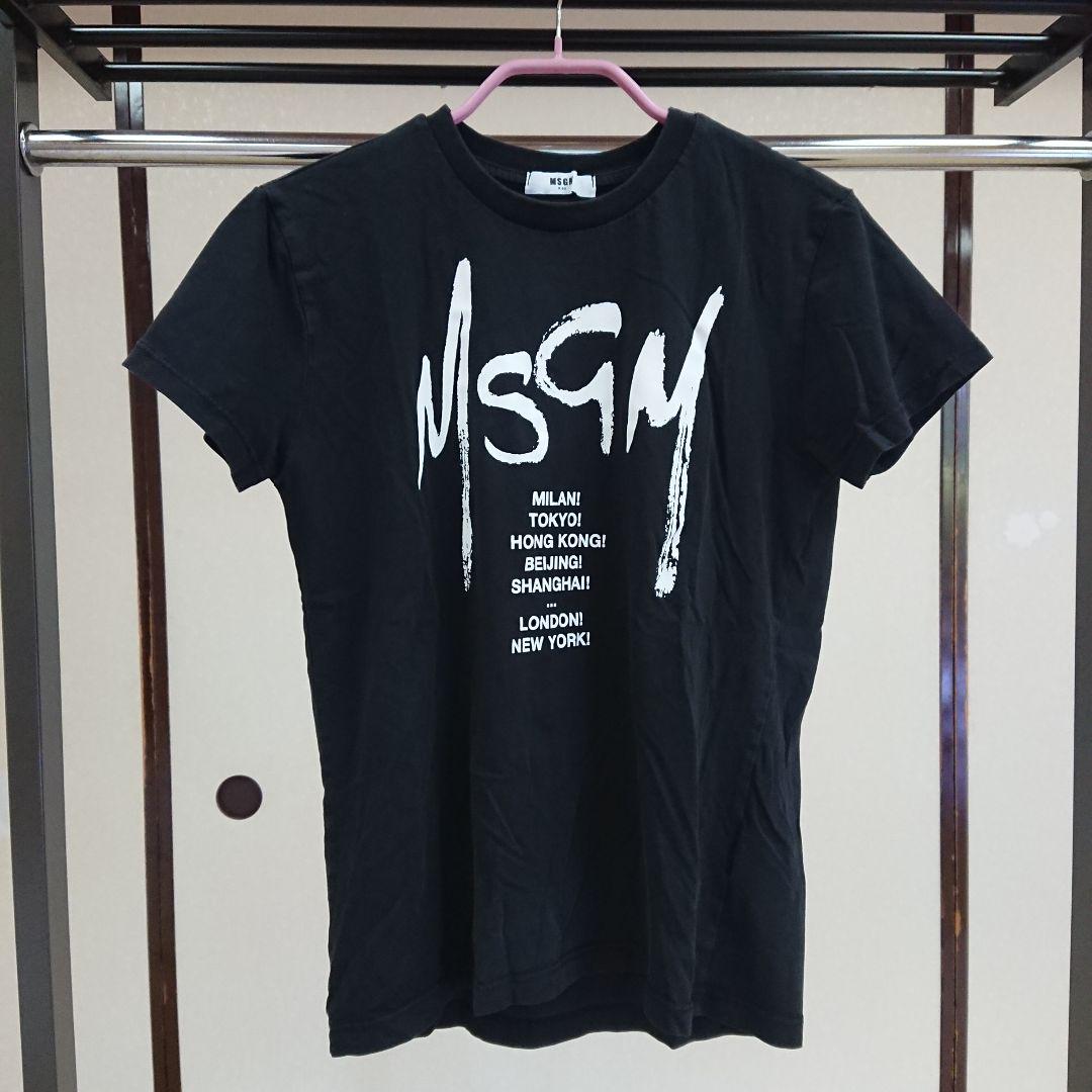 MSGM MILANO Tシャツ キッズサイズＳＳ MSGM KIDS tシャツ SHOOTING STARS プリントTシャツ キッズ 子供