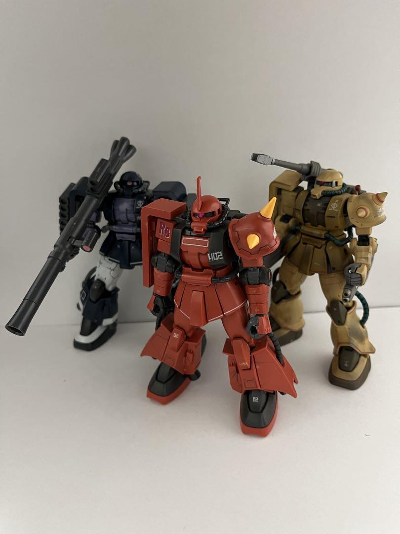 HGザク３機セット（ガンプラ ジャンク）