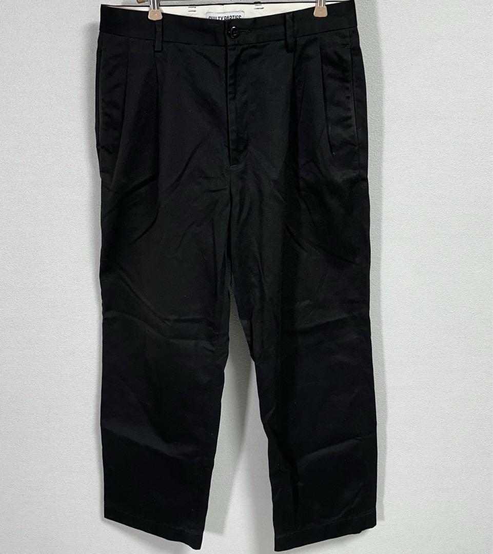 WACKO MARIA DOUBLE PLEATED TROUSERS チノ