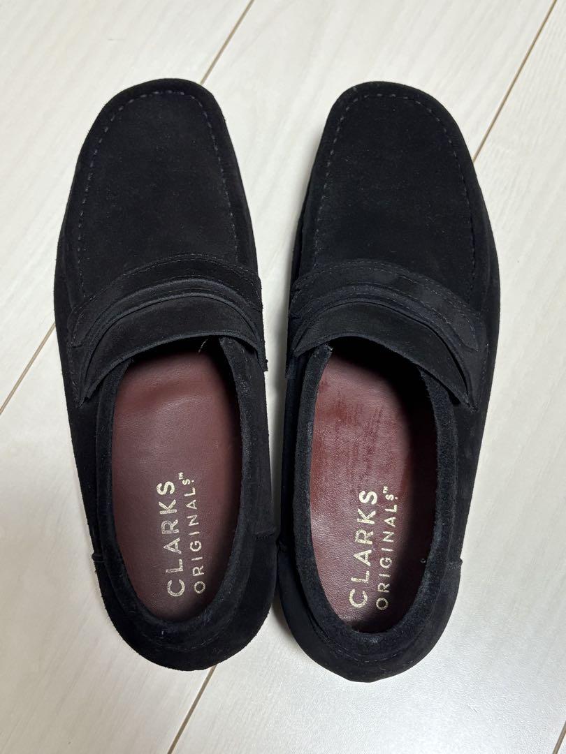 CLARKS ORIGINALS ワラビーローファー　ブラックUK7