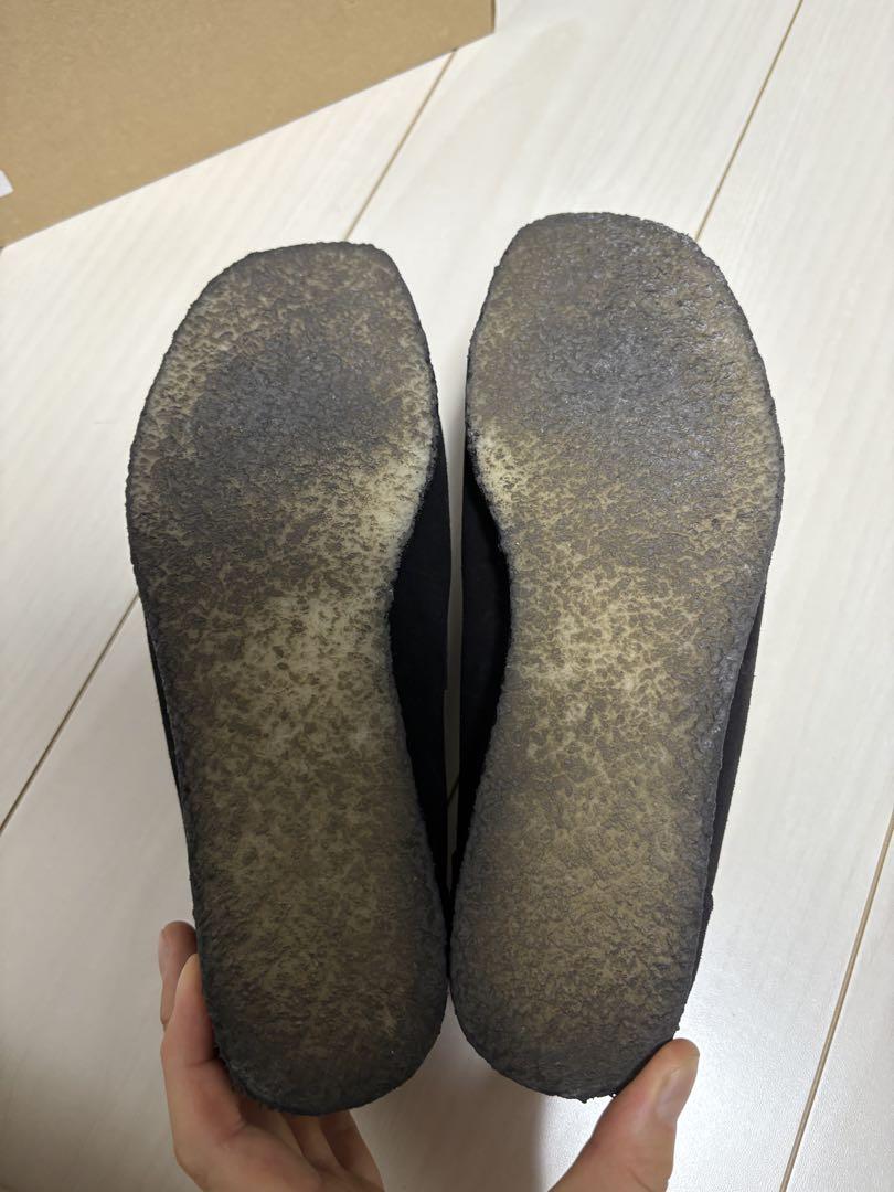 CLARKS ORIGINALS ワラビーローファー　ブラックUK7