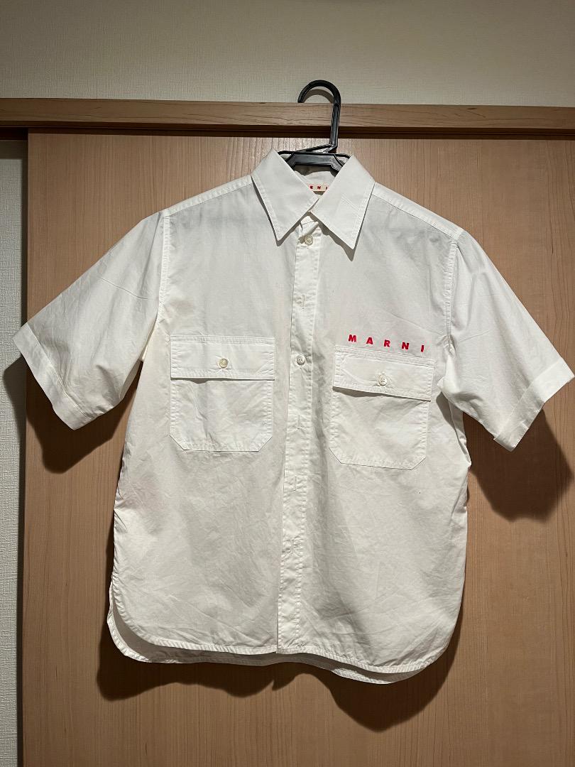 MARNI 半袖シャツ サイズ12 ホワイト