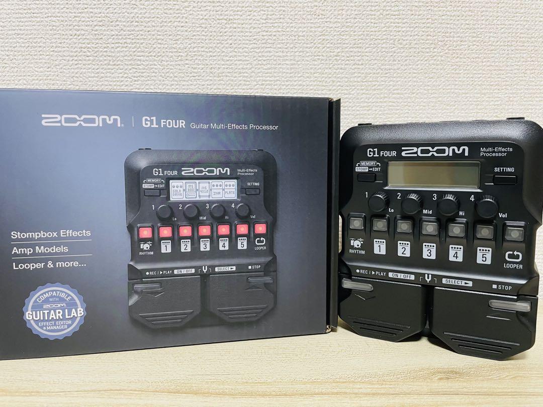 ZOOM G1 FOUR マルチエフェクター ACアダプター付き - メルカリ