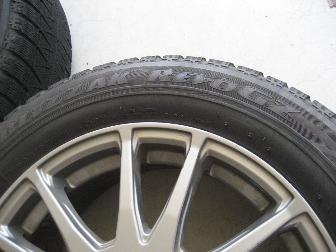 ツ*ん様 205/60R16 ブリジストンREVOGZ スタッドレスアルミホイー