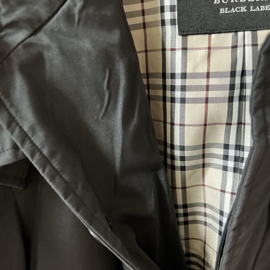 Berbrry Black Label ステンカラーコート　黒　Ｌメンズ