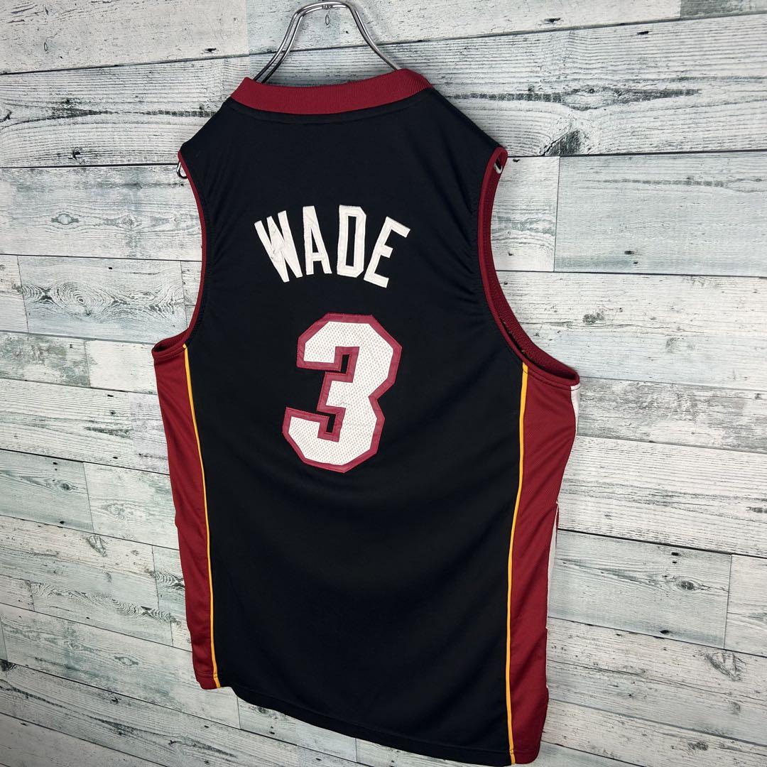 アディダス NBA 全刺繍 ヒート ゲームシャツ タンクトップ M 5478