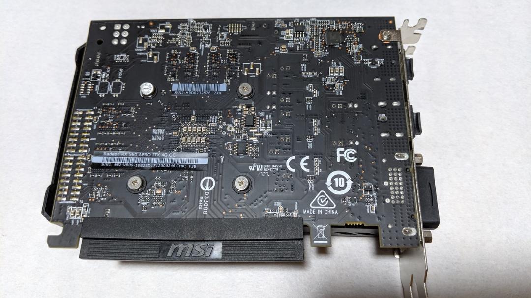 格安最新品 Radeon RX 560 AERO ITX 4G OC dH24f-m54672432147 お得