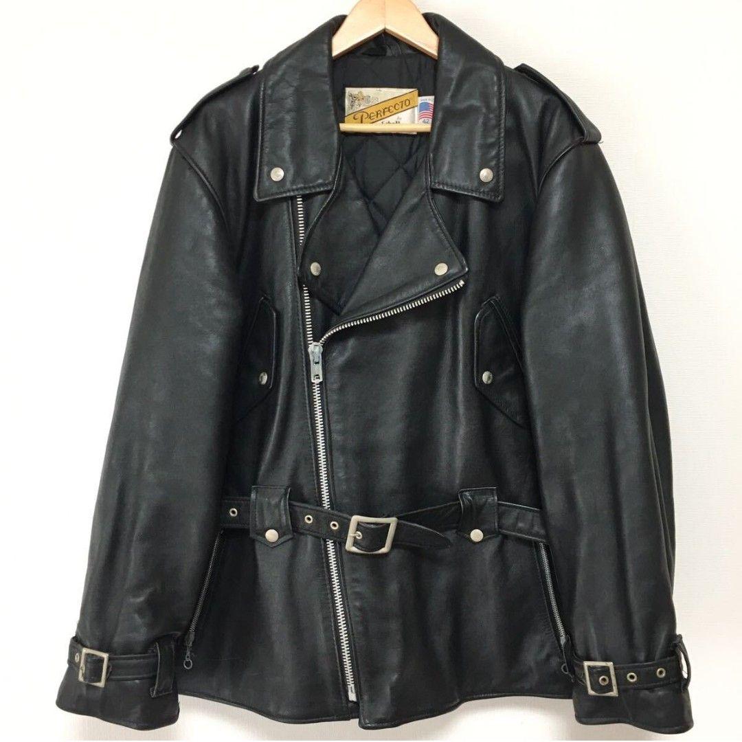 Yahoo!オークション - Schott ロングダブルライダース サイズ42