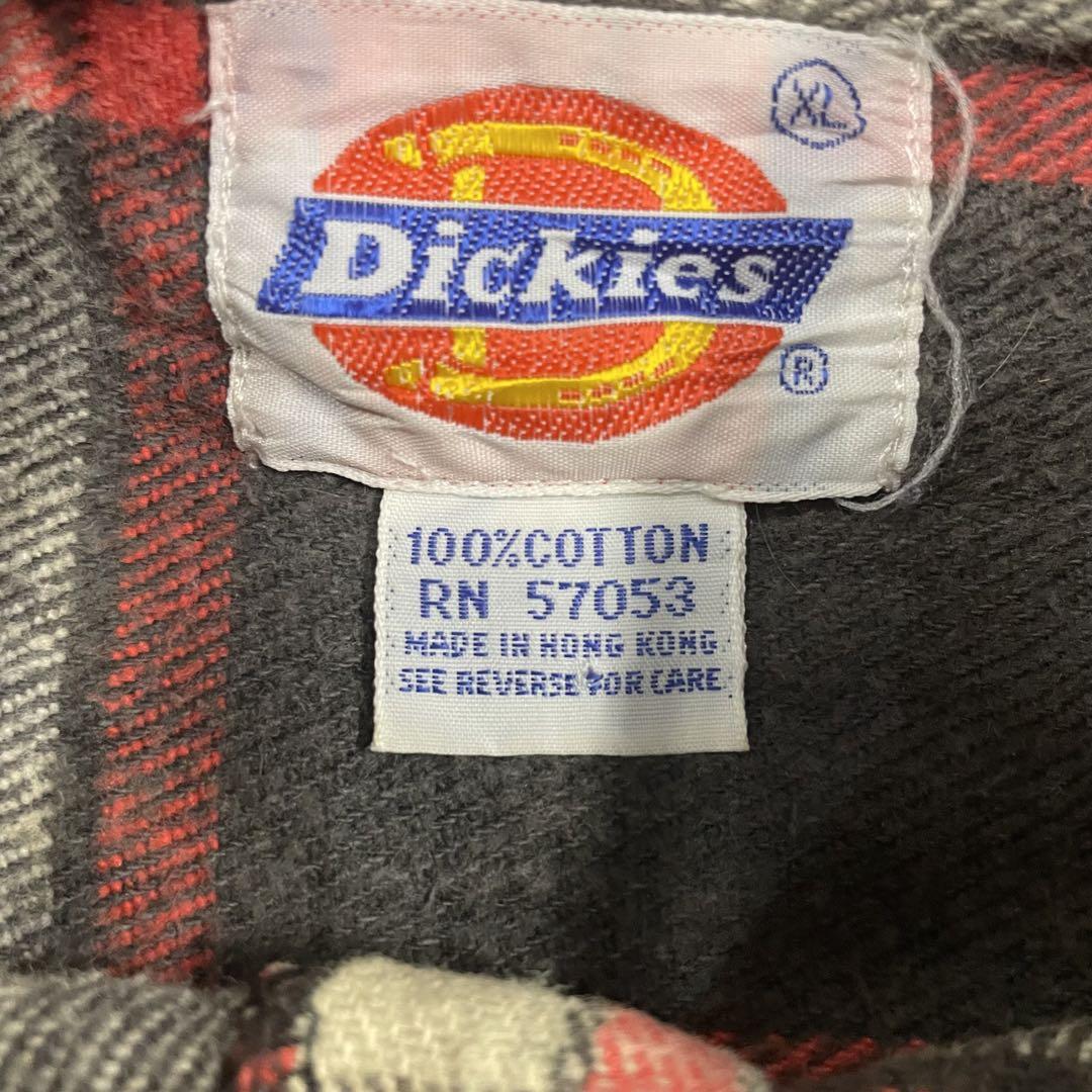 80s Dickies ネルシャツ ディッキーズ