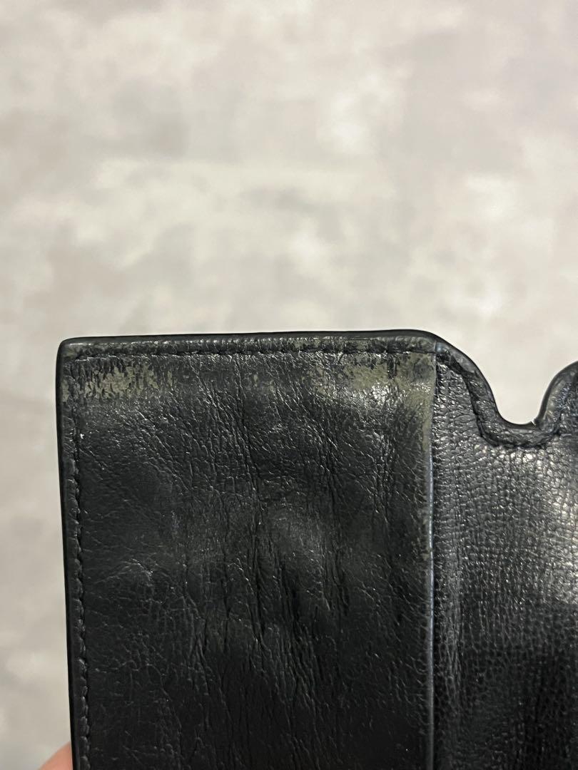 BALENCIAGA ブラックレザー キーケース