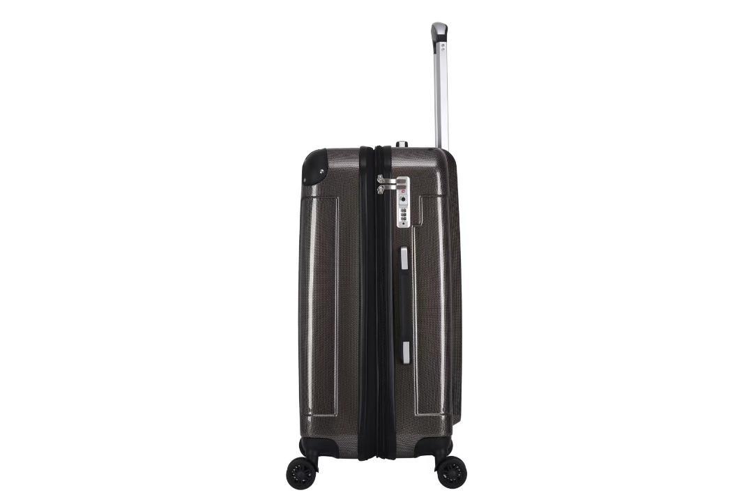 キャリーケース 黒 Lサイズ 大容量 新品 拡張機能付き ダイヤルロック