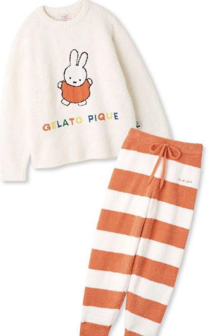 【新品未使用】gelatopique ミッフィーベビモコジャガードセットアップ