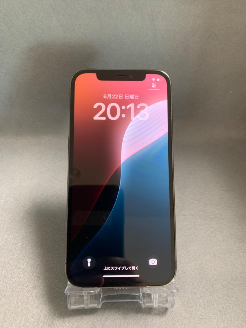 超美品 国内版 SIMフリー iPhone12 Pro 128GB グラファイト
