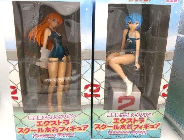 新世紀エヴァンゲリオン エクストラ スクール 水着 フィギュアセット