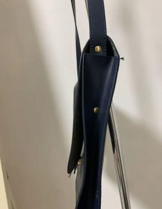 最安値低価 レザーバッグ 革 ショルダー メッセンジャー ヴィンテージ 古着 ブルー EtYR8-m54682310161 超激得新作