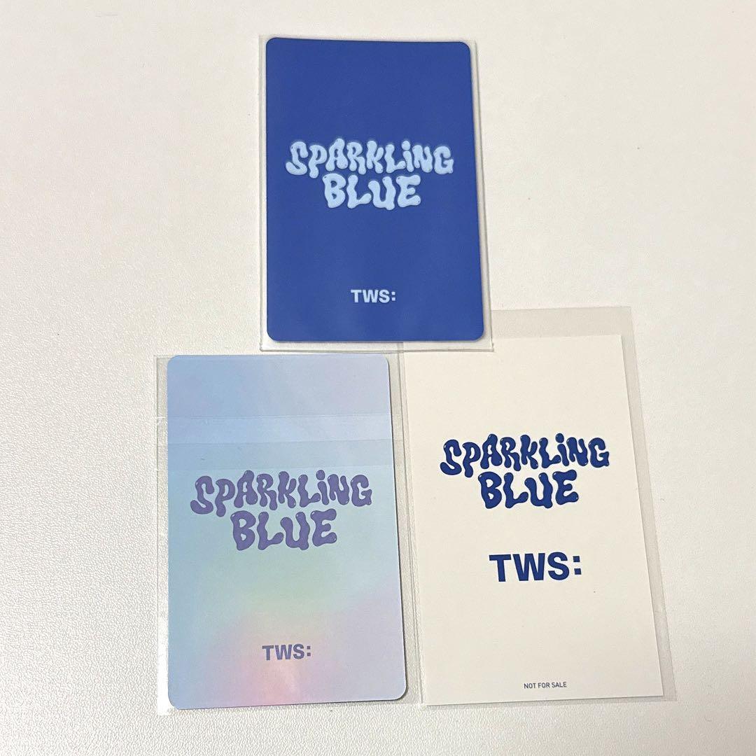 TWS ハンジン トレカ sparklingblue TWS ハンジン sparklingblue weverse japan トレカ - メルカリ
