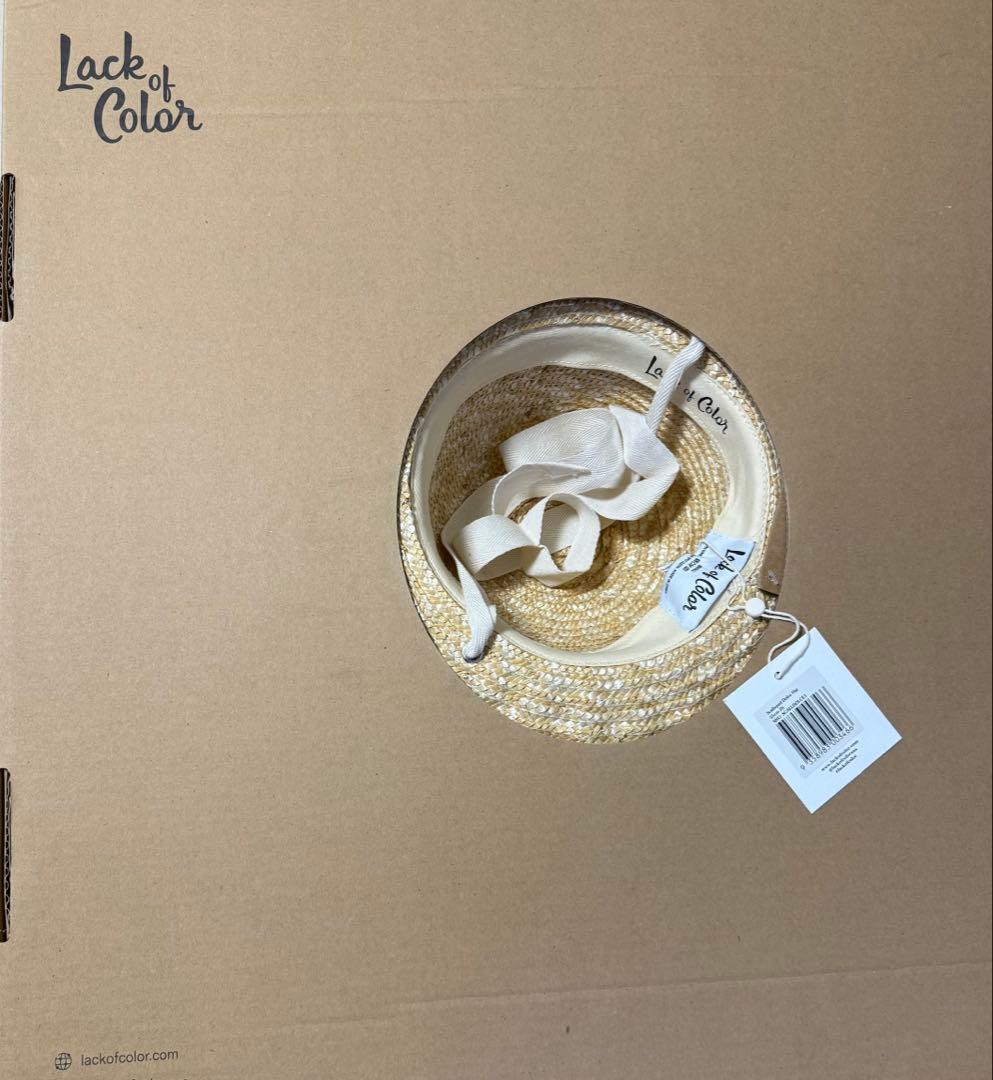 【新品未使用タグ付き】lack of color ラックオブカラー 麦わら帽子