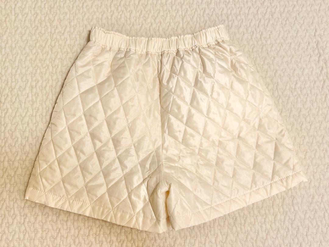 rosymonster posy キルティング ショートパンツ アイボリー rosymonster posy キルティング ショートパンツ アイボリー