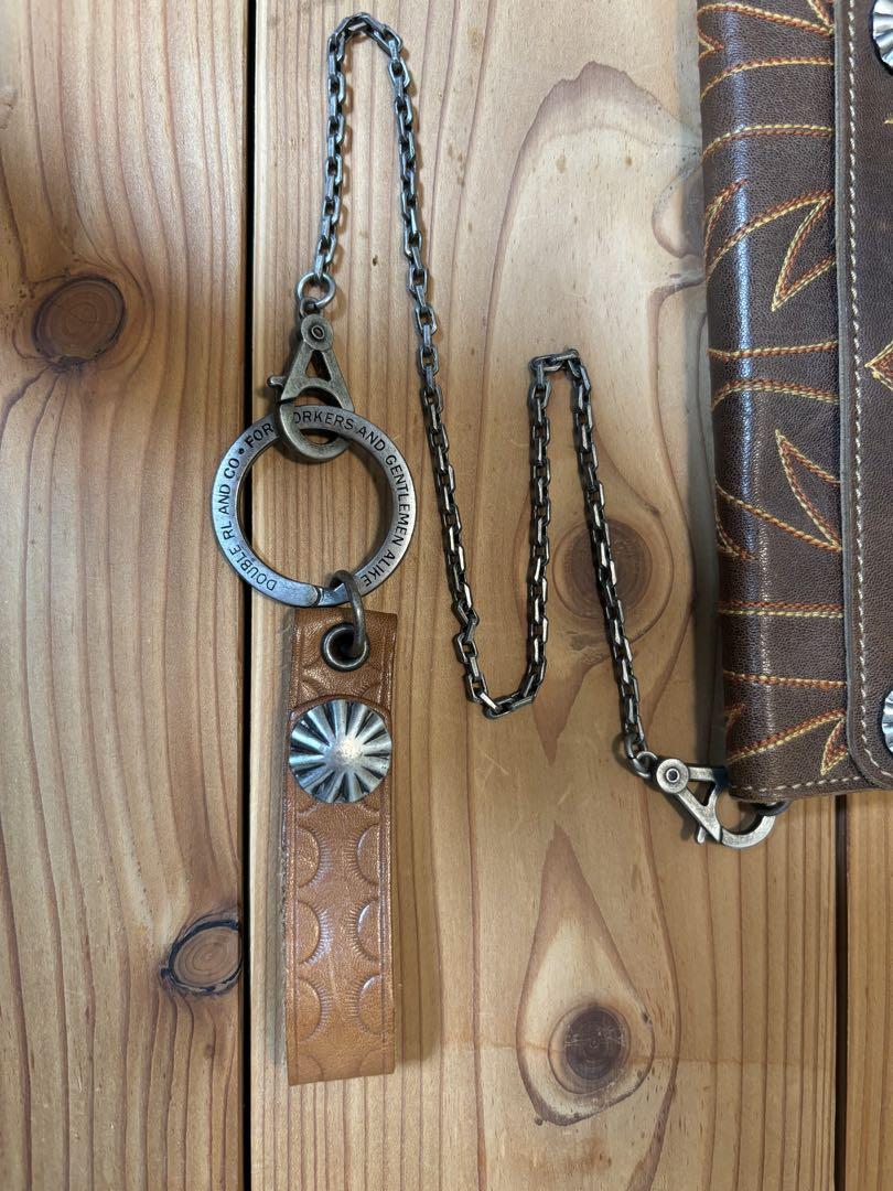RRL ダブルアールエル　ウォレット　ウエスタン刺繍　コンチョ　チェーン　財布