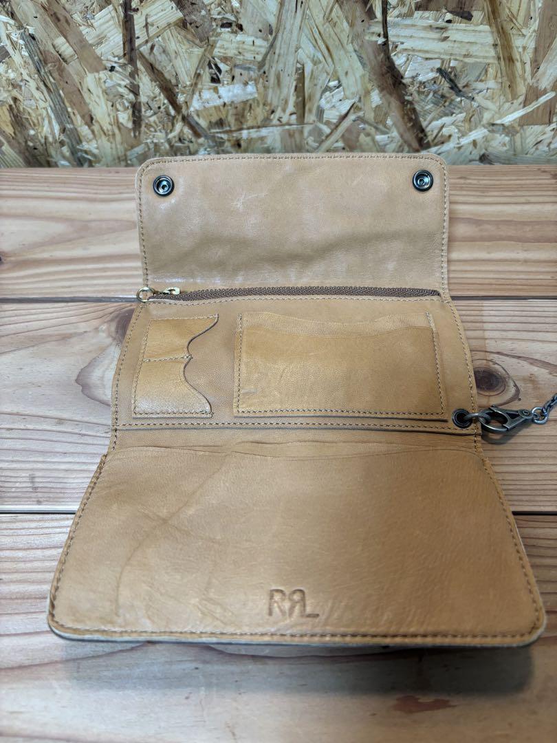 RRL ダブルアールエル　ウォレット　ウエスタン刺繍　コンチョ　チェーン　財布