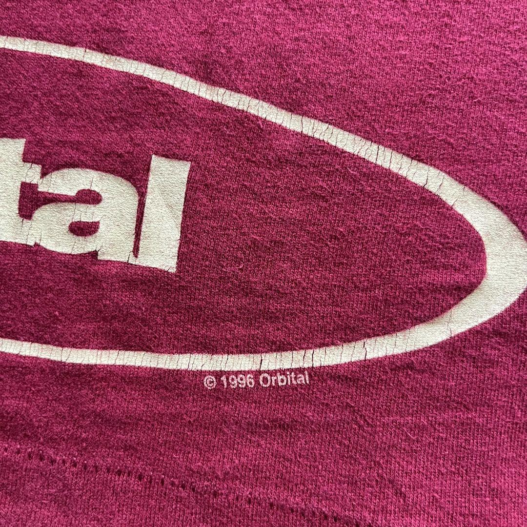 90s orbital Tシャツ 両面ロゴ テクノ レイヴ