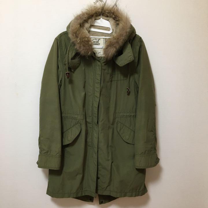 HEAT MARKETハートマーケット モッズコート カーキ
