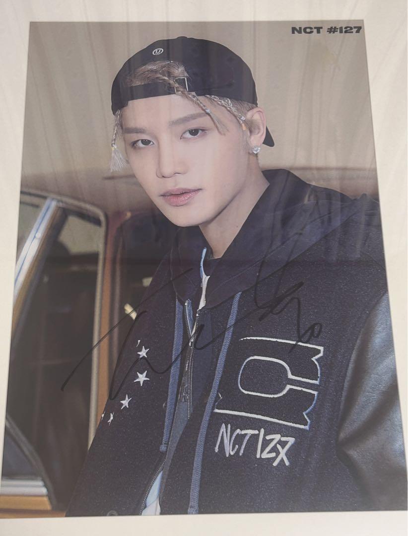NCT NCT127 テイル 直筆サイン入りポスター NCT NCT127 テイル 直筆サイン入りポスター