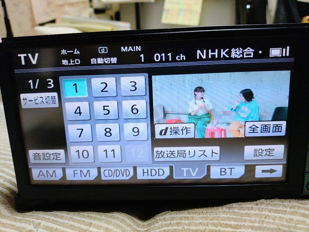 トヨタ純正BluetoothフルセグカーナビNHZN-W60GアンテナフルセットPanasonic