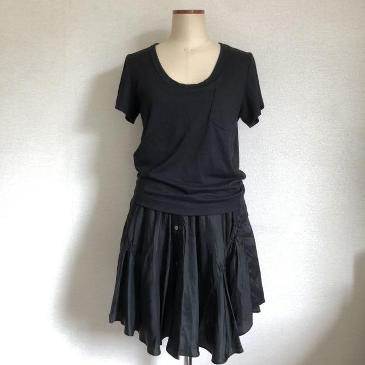 ブラック系,M期間限定30%OFF! サカイ ドッキングワンピース sacai Tシャツ ひざ丈ワンピース レディースブラック系M¥10,800-www.montevideocollege.edu.uy ブラック系,M期間限定30%OFF! サカイ ドッキングワンピース sacai Tシャツ ひざ丈ワンピース レディースブラック系M¥10,800-www.montevideocollege.edu.uy