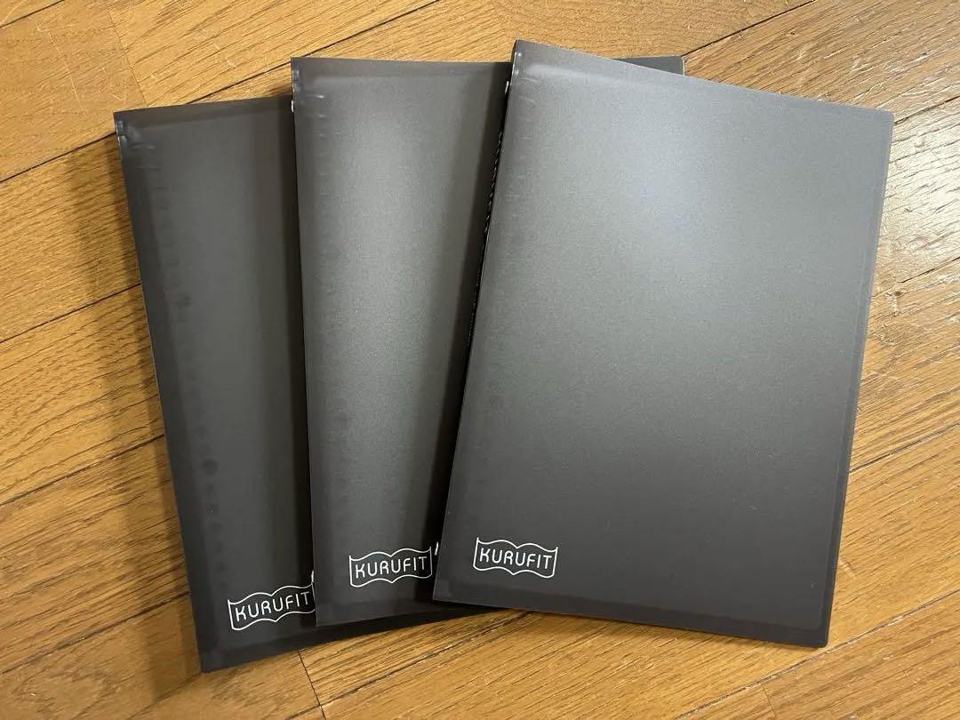 マルマン★クルフィットソフトバインダー26ホール3冊セット黒