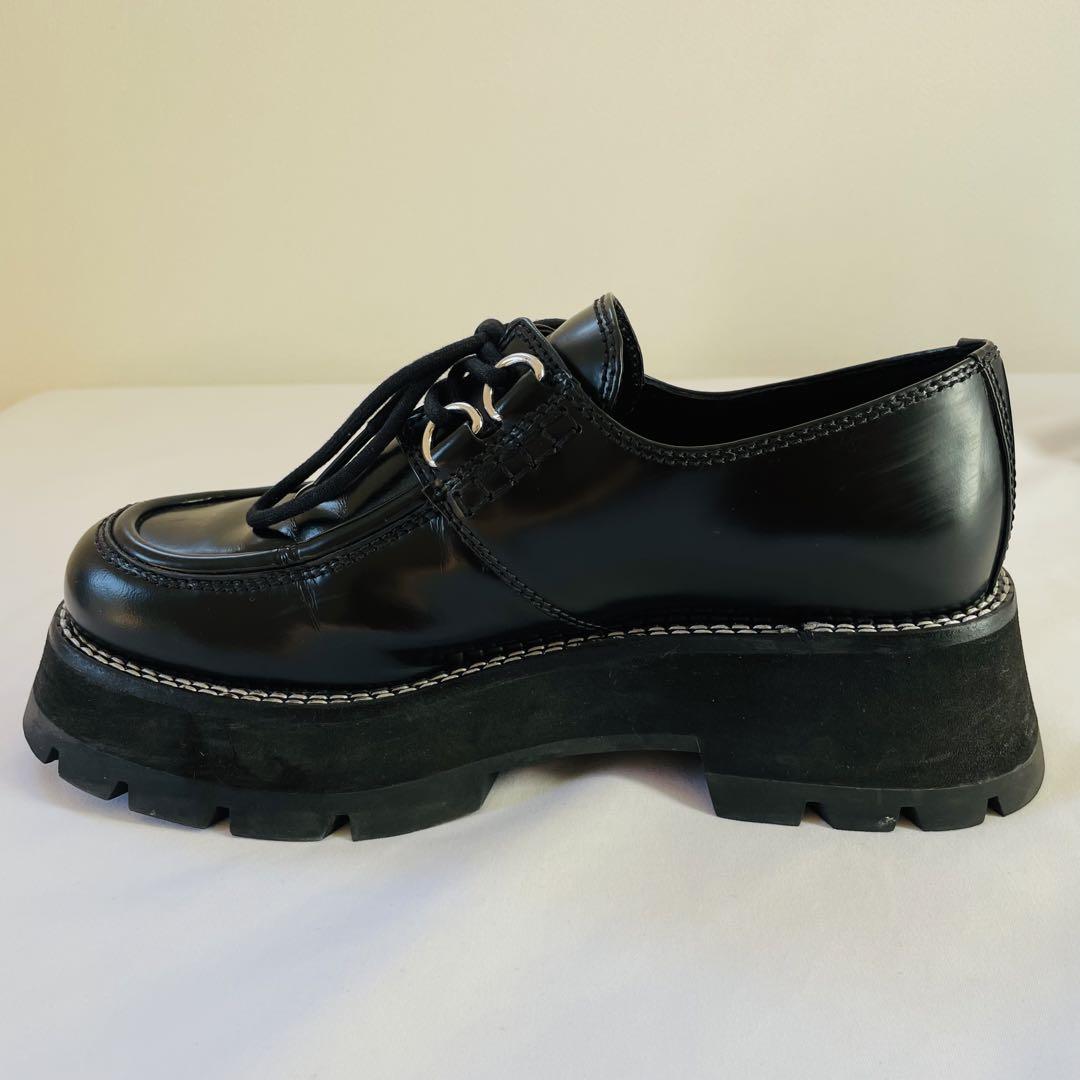★パワー★【美品】3.1 phillip Lim レースアップローファー