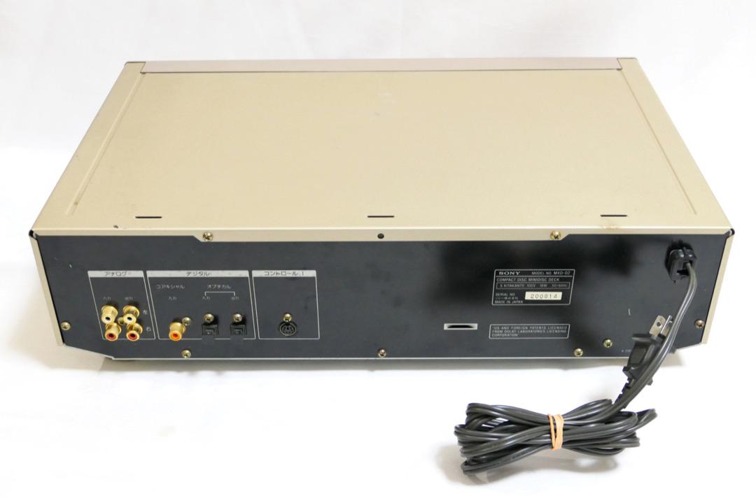 CDピックアップ交換済！SONY CD/MDデッキ MXD-D2 録音確認済