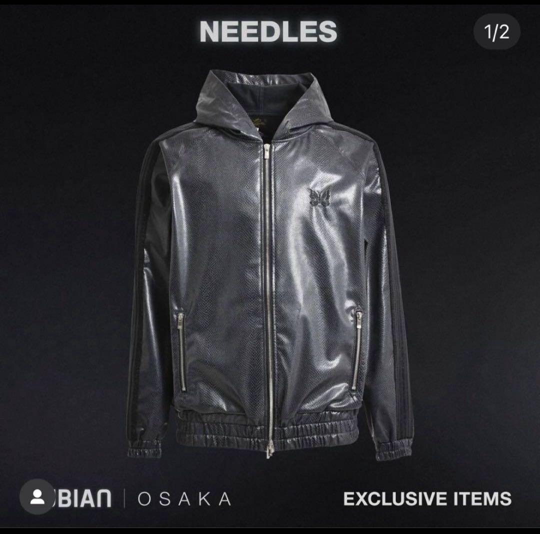 【超希少】NUBIAN Needles TRACK HOODIE BADHOP