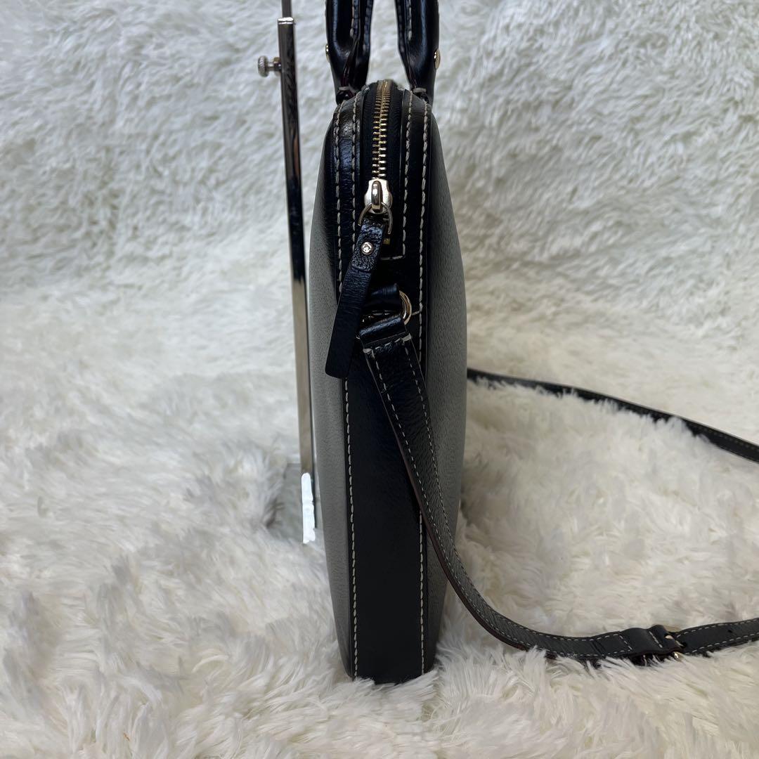 美品✨ケイトスペード ビジネスバッグ ブリーフケース レザー 2way ブラック