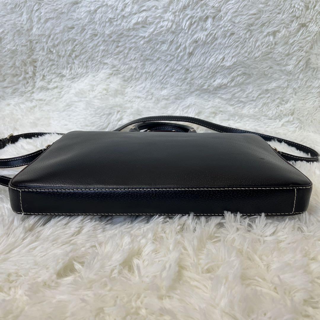 美品✨ケイトスペード ビジネスバッグ ブリーフケース レザー 2way ブラック
