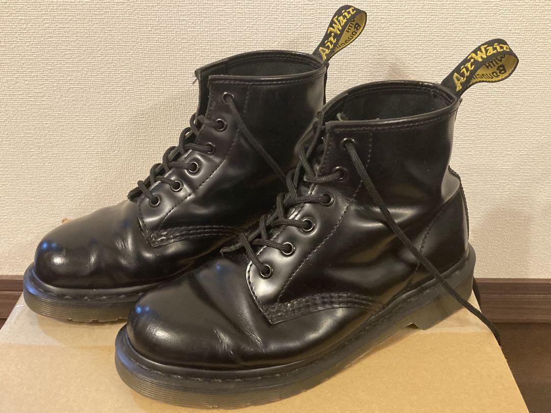 Dr.martens UK6 黒ステッチ 6ホール