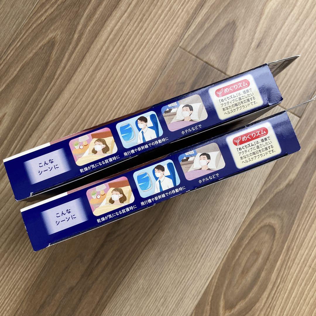 めぐりズム 蒸気でうるおいマスク 3枚入り×2箱セット 合計6枚